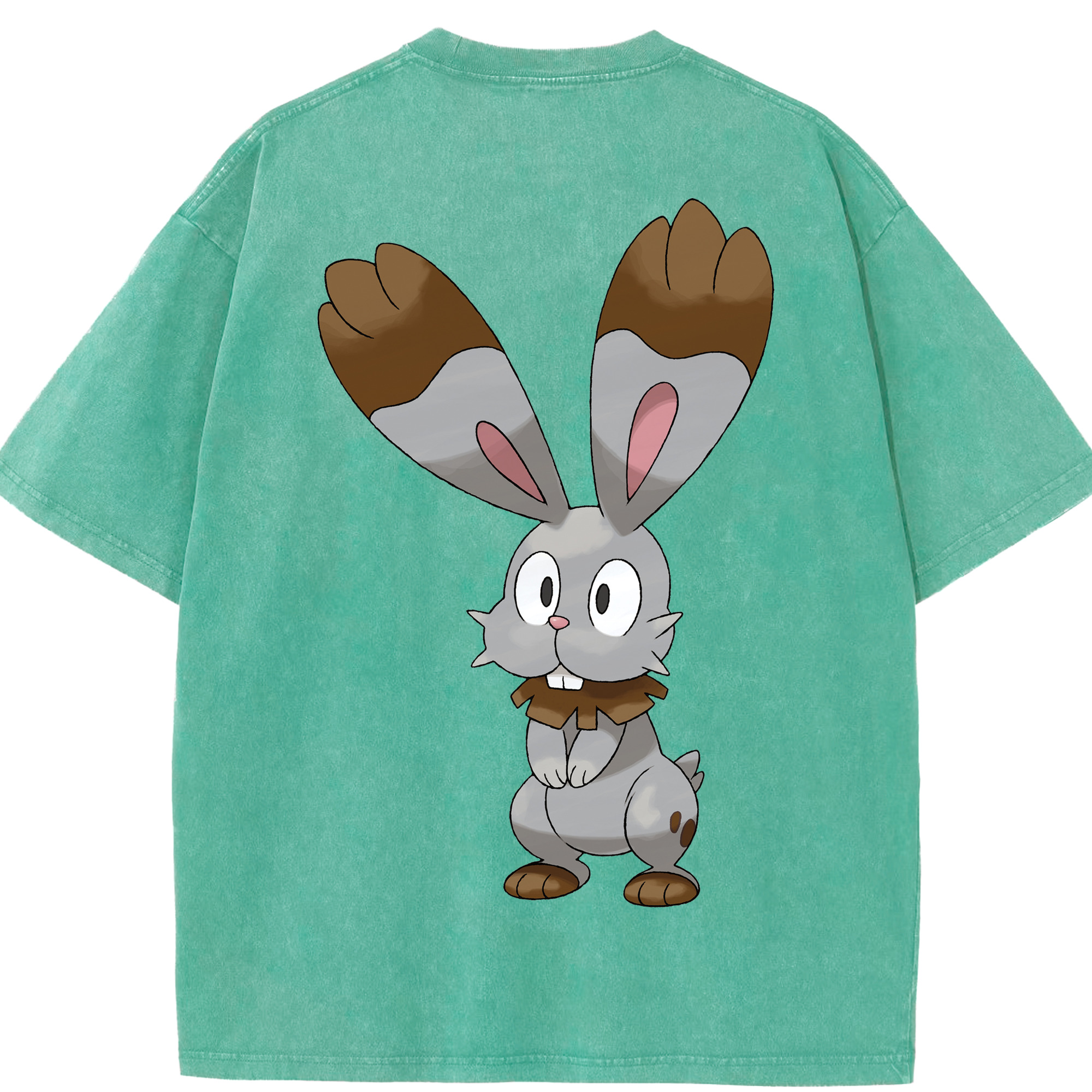 （画像用） ポケットモンスター Pokémon 綿100% ヴィンテージ風 半袖Tシャツ（背面プリント）